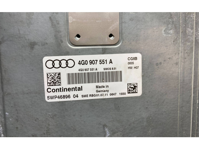 Блок управления двигателя 4G0907551A, 5WP46896 Audi A7 S7 4G