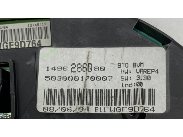 Панель приборов 1496286080, 503000170007 Citroen C8