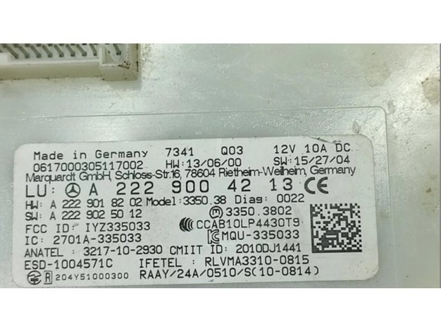 Блок управления A2229004213 Mercedes-Benz C W204