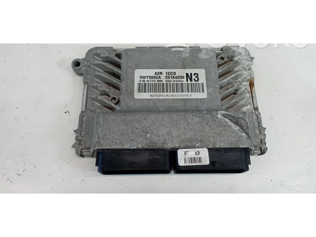 Блок управления двигателем Блок управления 25184299   Chevrolet Astra