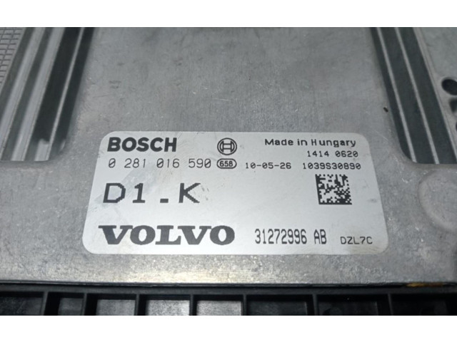 Блок управления двигателем Блок управления 0281016590   Volvo C30