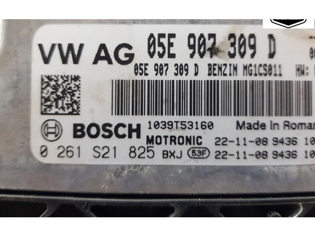 Блок управления двигателя 05E907309D, 05E907309D   Skoda Octavia Mk4