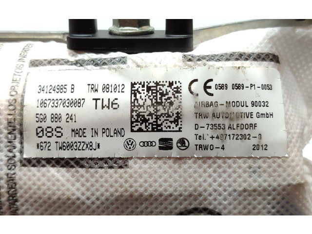 Подушка безопасности в сиденье 5G0880241, 34124985 Volkswagen Golf VII