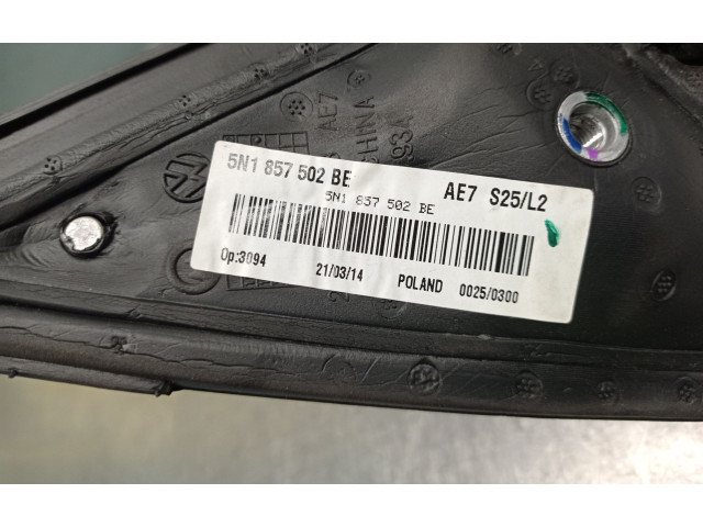 Zpětné zrcátko Volkswagen Tiguan 2014 5N1857502BE, 13PINES