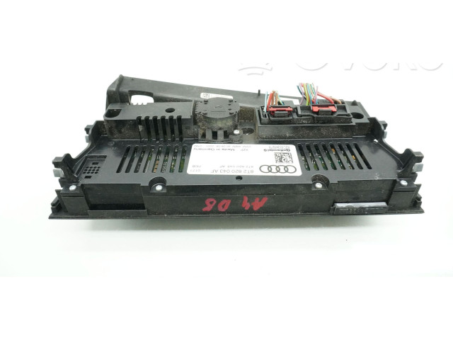 Блок управления климат-контролем 8T2820043AF, 8T2820043AF   Audi A5 8T 8F