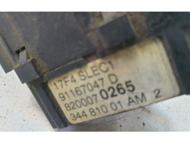 Включатель стеклоочистителей 8200070265   Renault Trafic II (X83)       