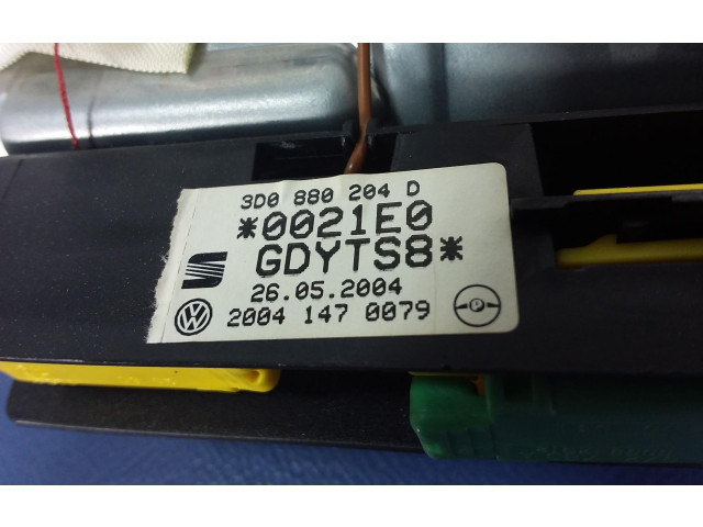 Подушка безопасности пассажира 3D0880204D, 3D0880204D   Volkswagen Phaeton