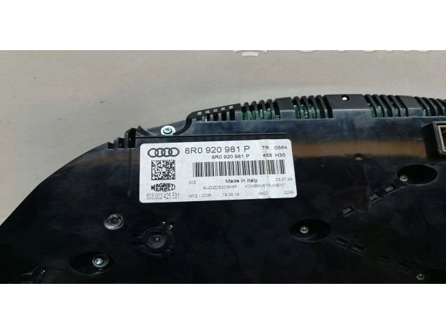 Панель приборов 8R0920981P   Audi Q5 SQ5       