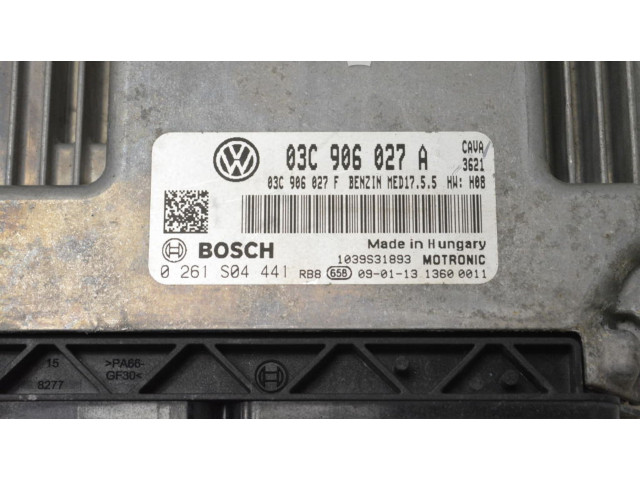 Řídící jednotka 03C906027A   Volkswagen Tiguan 2009