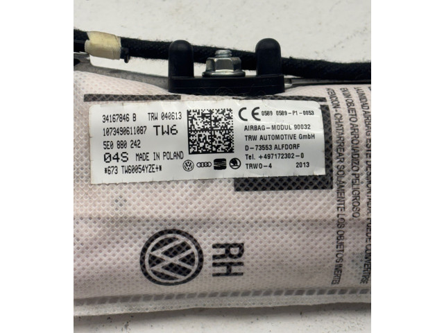 Подушка безопасности в сиденье 34167846B, 5E0880242 Skoda Octavia Mk3 (5E)