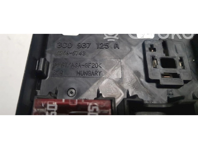 Pojistková skříňka 3C0937125A, 3C0937125A Volkswagen Sharan 2017