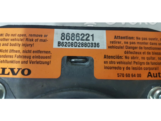 Подушка безопасности водителя 8686221, 570606400   Volvo XC90