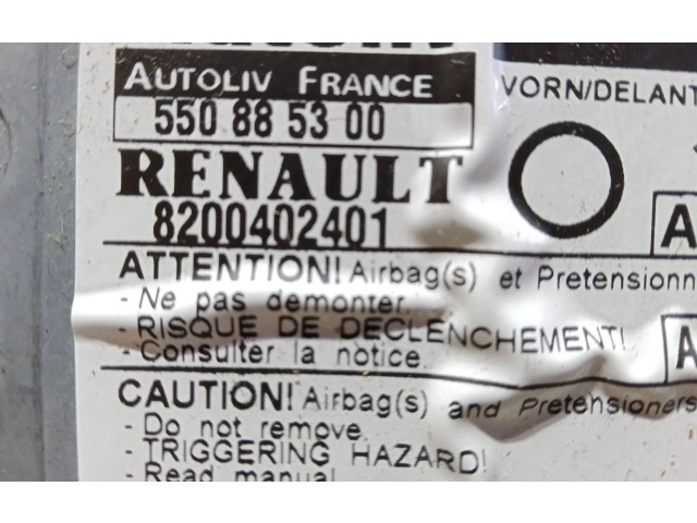 Блок подушек безопасности 550885300, 8200402401 Renault Twingo I