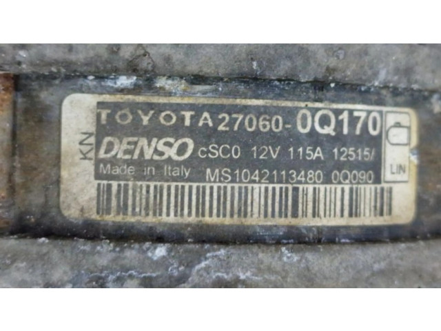 Генератор 270600Q170 Toyota Aygo AB40 1.0