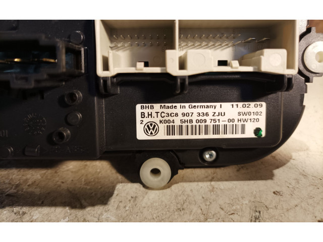 Блок управления климат-контролем 3C8907336ZJU, K0045HB00975100 Volkswagen Golf VI