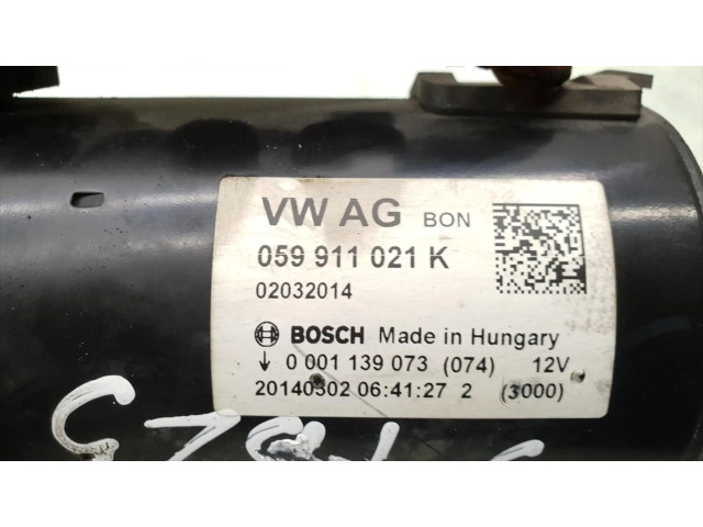 Стартер 059911021K, 0001139073 Audi A6 C7