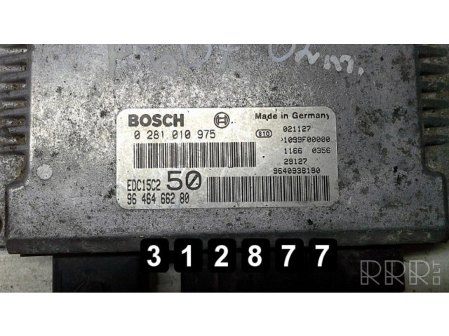 Řídící jednotka 0281010975 Peugeot 607 2002