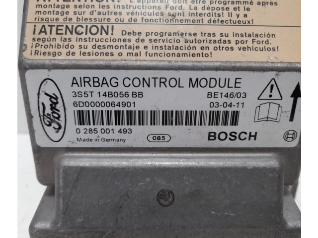 Блок подушек безопасности 3S5T14B056BB, CENTRALITAAIRBAG   Ford Ka