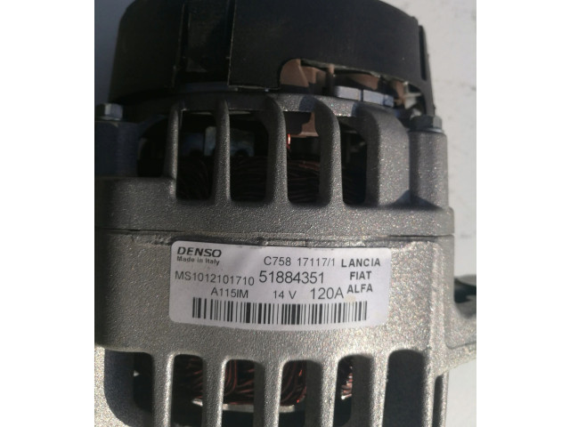 Генератор 1541243522, 51884351 MS1012101710   Jeep Renegade 1.6     