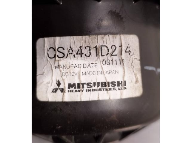 Вентилятор печки CSA431D214, 081119 Mitsubishi Outlander