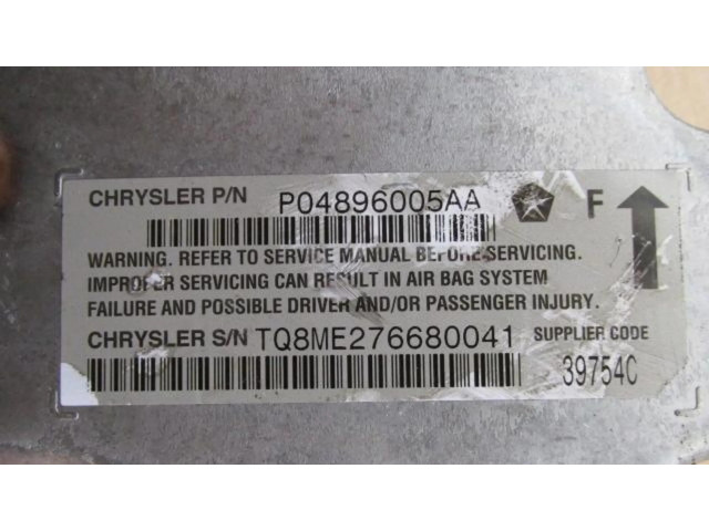 Блок подушек безопасности Jeep Cherokee III KJ