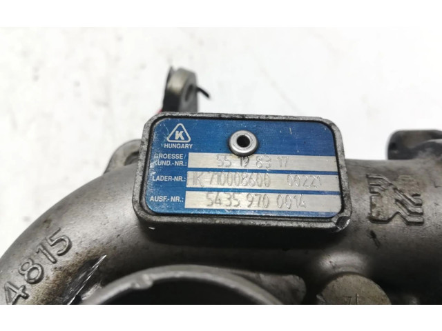 Turbodmychadlo Турбина 55198317 Fiat Punto (199)