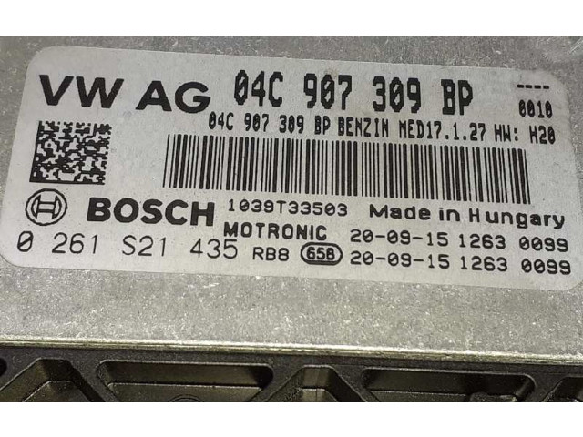 Блок управления двигателем Блок управления 04C906025AR, 04C907309BP Skoda Fabia Mk3 (NJ)