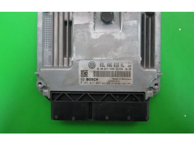 Řídící jednotka 03L906018HL, 0281017093   Seat Alhambra (Mk2) 2012