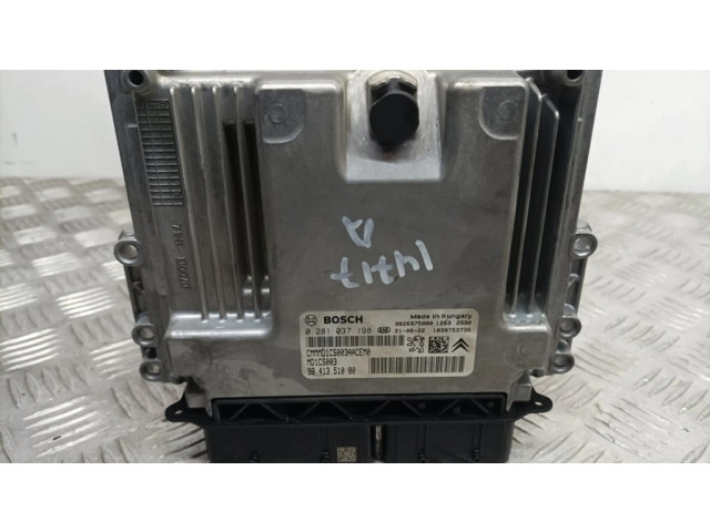 Блок управления двигателя 9841351080, 0281037198   Peugeot 208