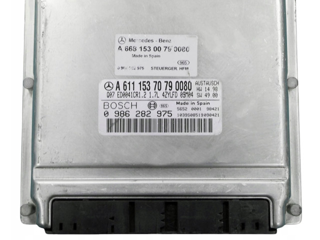 Řídící jednotka A66815300790080, A61115370790080 Mercedes-Benz A W168 2001
