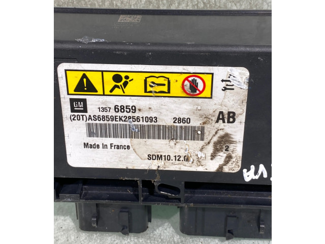 Блок подушек безопасности 13576859 Opel Meriva B