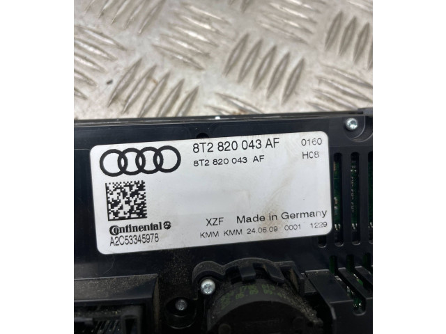 Блок управления климат-контролем 8T2820043AF, A2C53345978 Audi A5 8T 8F