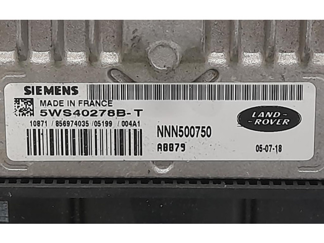 Блок управления впрыскивания 5WS40278B-T, 5WS40278B-T    Land Rover Range Rover L322