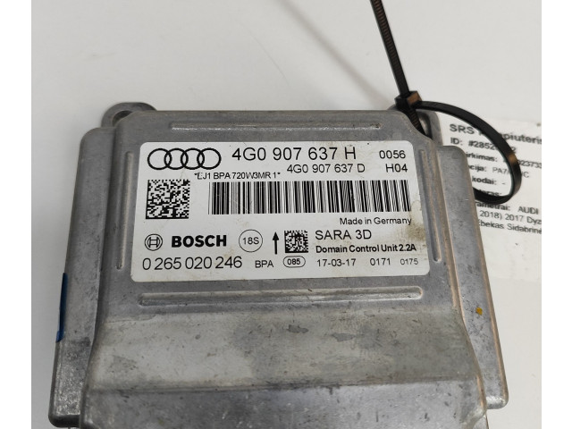 Блок подушек безопасности 4G0907637H, 4G0907637D   Audi A7 S7 4G