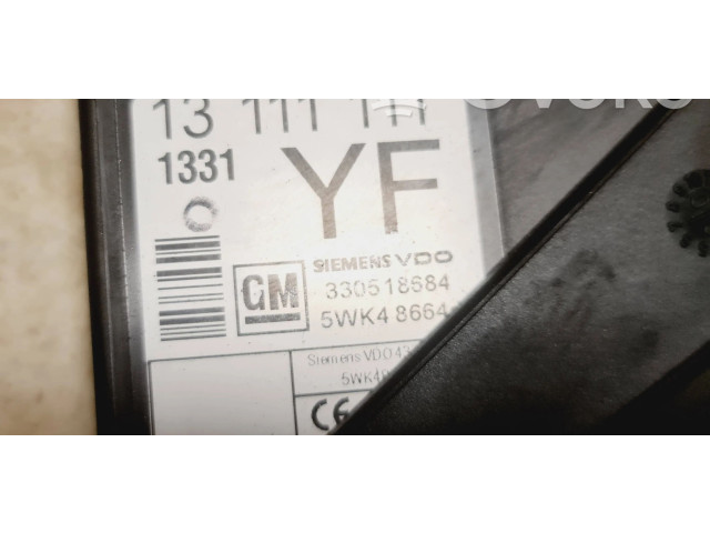 Блок комфорта 330518684, 5WK48664 Opel Meriva A