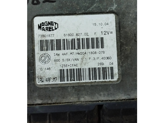 Řídící jednotka 73501877 Fiat Seicento/600 2002