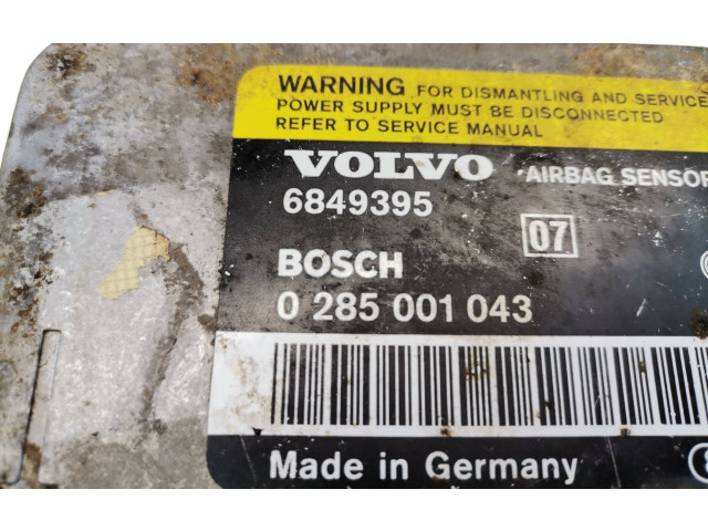 Блок управления надувных подушек 0285001043   Volvo 850