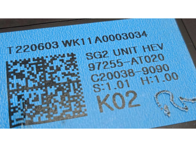 Блок управления 97255AT020   KIA EV6