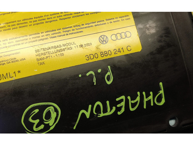 Подушка безопасности в сиденье 3D0880241C   Volkswagen Phaeton