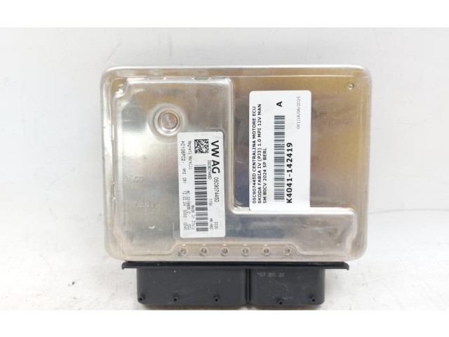 Блок управления двигателя 05C907445D, 05C907445D   Skoda Fabia Mk4 (6VA)
