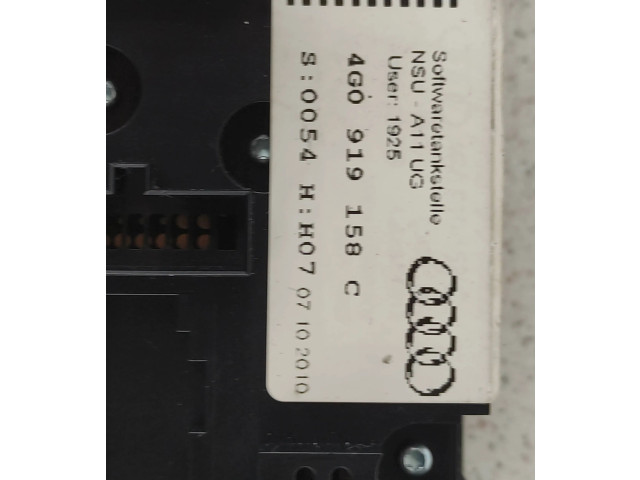 Блок управления климат-контролем 4G0919158C   Audi A7 S7 4G