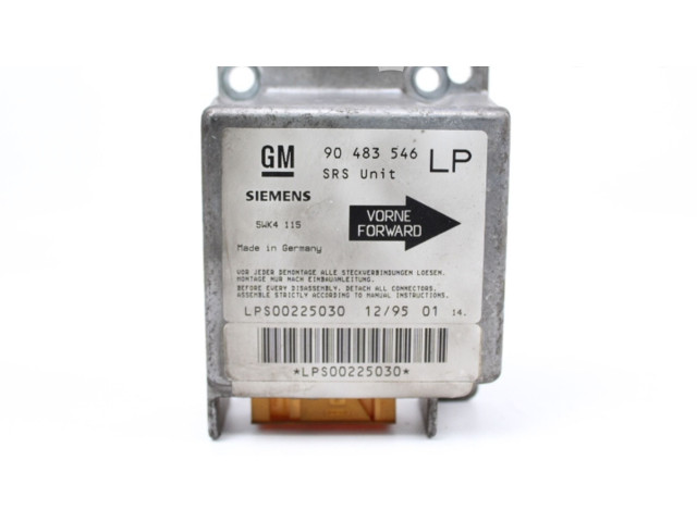 Блок подушек безопасности 90483546, 5WK4115   Opel Tigra A