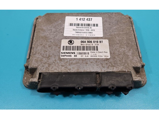 Блок управления двигателем Блок управления 06A906019BT, IMPRK1412437 Skoda Octavia Mk1 (1U)