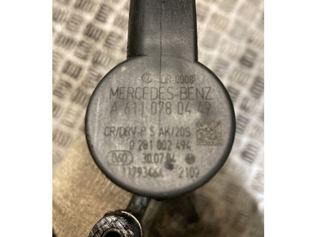 Топливная рампа 6110780449, A6110780449   Mercedes-Benz A W169   для двигателя OM 640.940