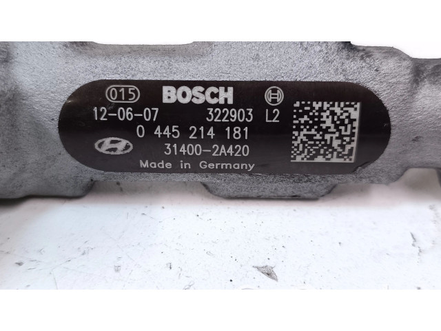 Vstřikovací lišta 314002A420, 0445214181 Hyundai ix35 pro naftový motor 1.7