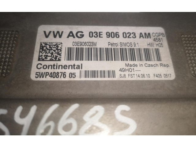 Блок управления двигателем ECU SLV03E906023AM   Seat Ibiza IV (6J,6P)