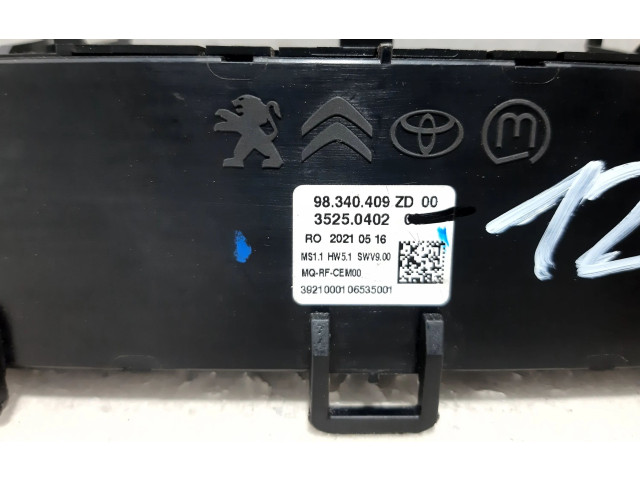 Блок управления климат-контролем 98340409ZD, 129187   Citroen Jumpy