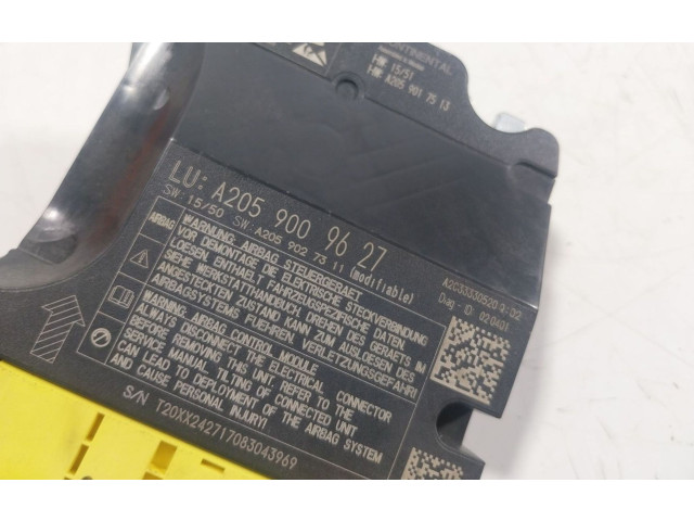 Блок подушек безопасности A2059009627, A2059009627 Mercedes-Benz GLC X253 C253