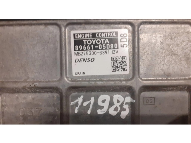 Řídící jednotka 8966105D80, MB2753003891 Toyota Avensis T270 2009