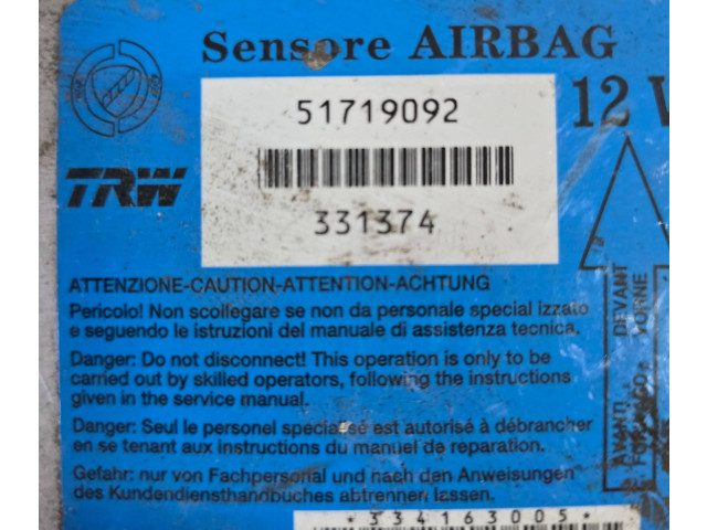 Блок подушек безопасности 51719092, 331374   Fiat Punto (199)